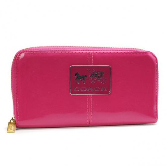 Coach Madison Smooth Large Pink Wallets AHD | Women